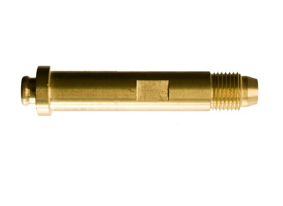 AANSLUITPEN ARGON M16X1.5 LINKS 24.32 MET ZEEF ROOD KOPER