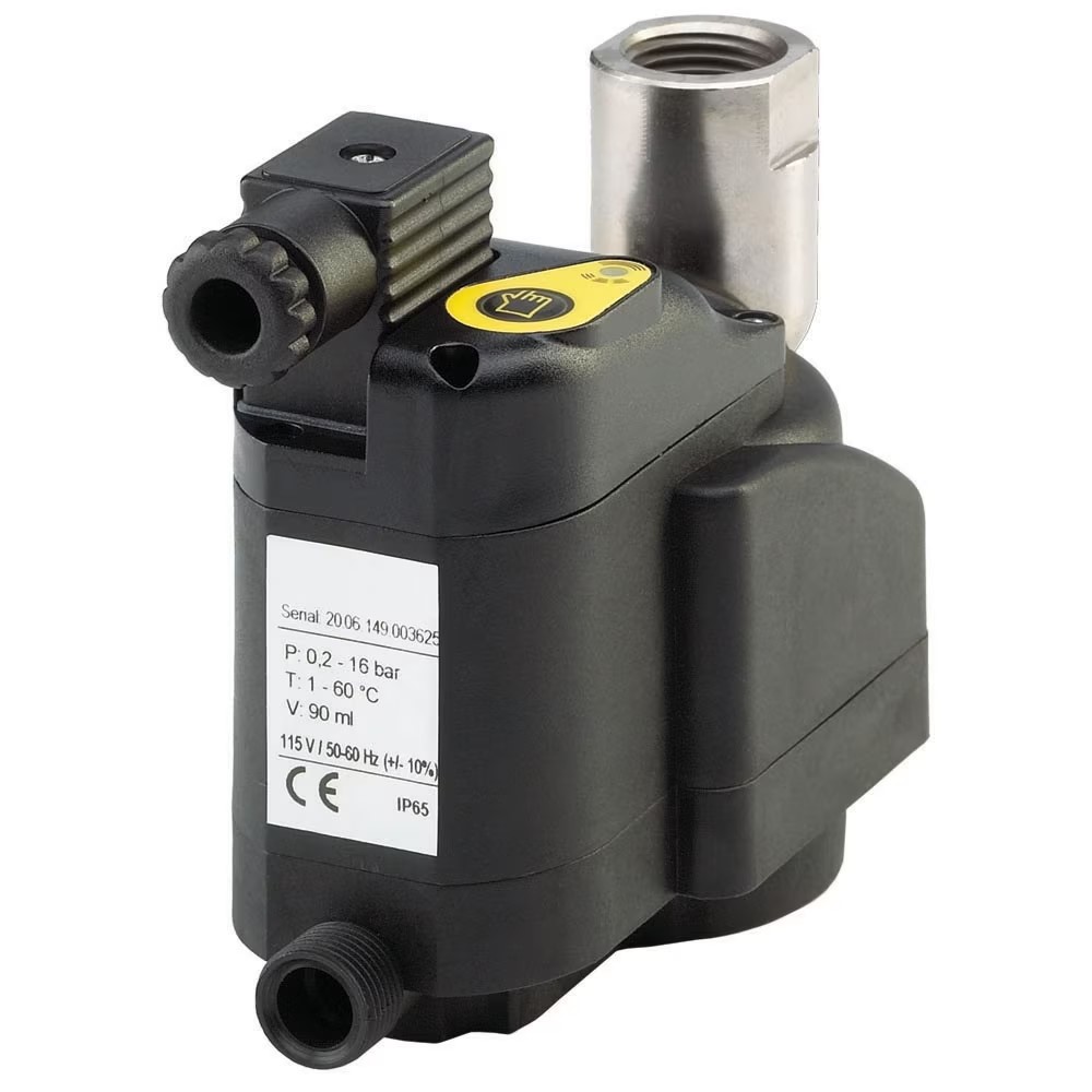 ELECTRONIC LEVEL SENSING CONDENSATE DRAIN
