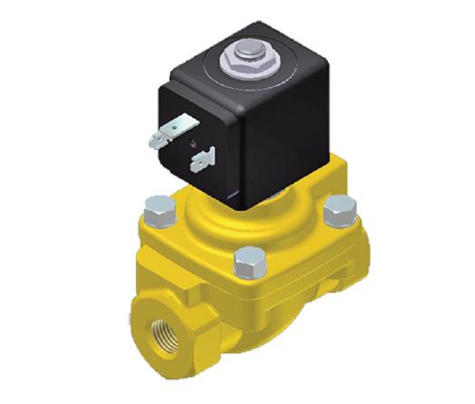 2/2 MAGNEETVENTIEL VOOR VLOEIST. EN LUCHT, GROTE FLOW EN HOGE DRUK | 1/4" BSP | NC