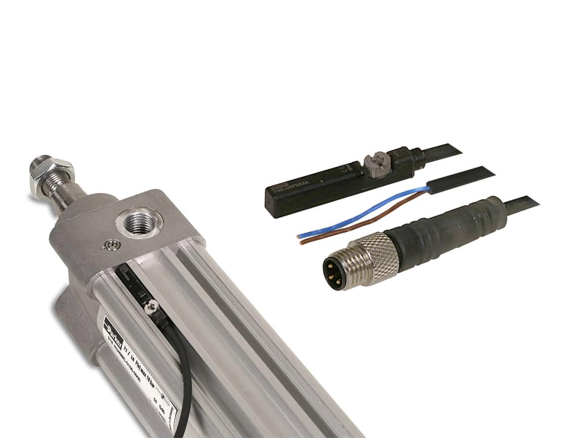 1,0 M PUR-CABLE AND 8 MM SNAP-IN MALE CONNECTOR