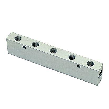 VERDEELBLOK ALUM  DUBBEL BSP INW  CIL  - C1 : G1/2 - C2 : G1/4 | 3313 13 21 05