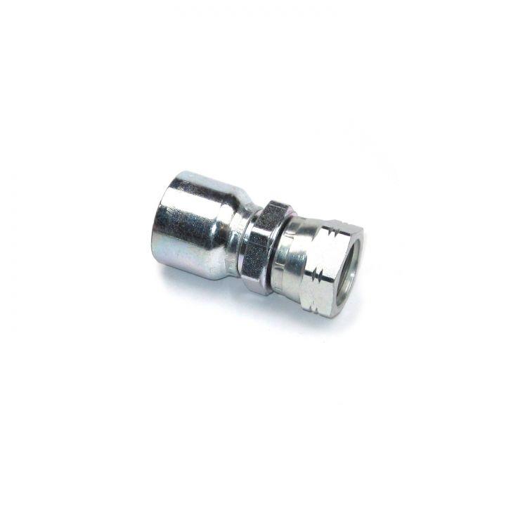 FEMAILE METRIC SWIVEL KOMATSU - STRAIGHT *UITLOPEND ARTIKEL*