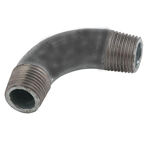 BOCHT 90° 1/2  BUITEN-BUITEN  ZWART