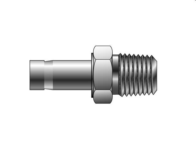 A-LOK 6MMX1/4BSPP MALE ADAPTOR ( SS-6-MTA-1-4RS )
