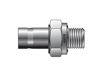 A-LOK  8MMX1/4 BSPP MALE ADAPTOR ( SS-8-MTA-1-4RS )